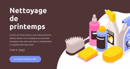 Nettoyage De Printemps – Modèle HTML5 Facile À Utiliser