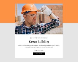 Green Building Template HTML CSS Responsive