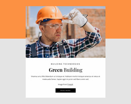 Green Building - Website Creation HTML