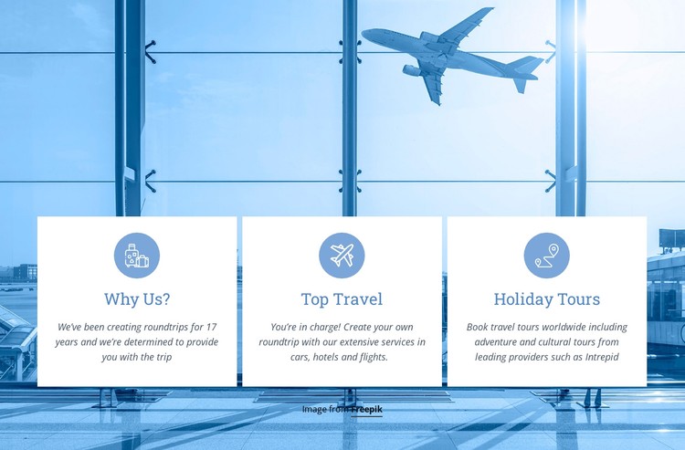 Weekend tours and holiday CSS Template