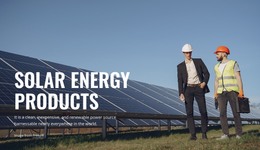 Solar Energy Products