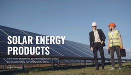 Solar Energy Products