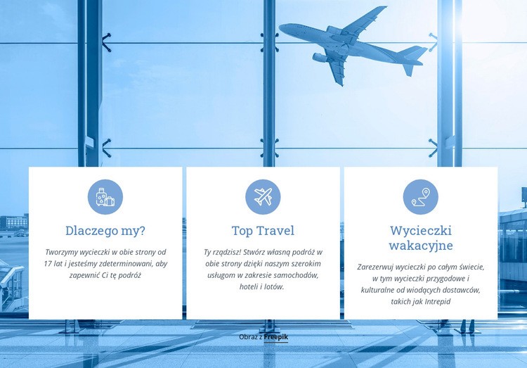 Wycieczki weekendowe i wakacyjne Szablon HTML5