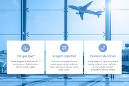 Design De Site Multifuncional Para Passeios De Fim De Semana E Feriado