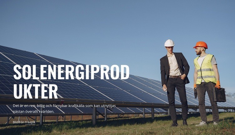 Solar energy products HTML-mall