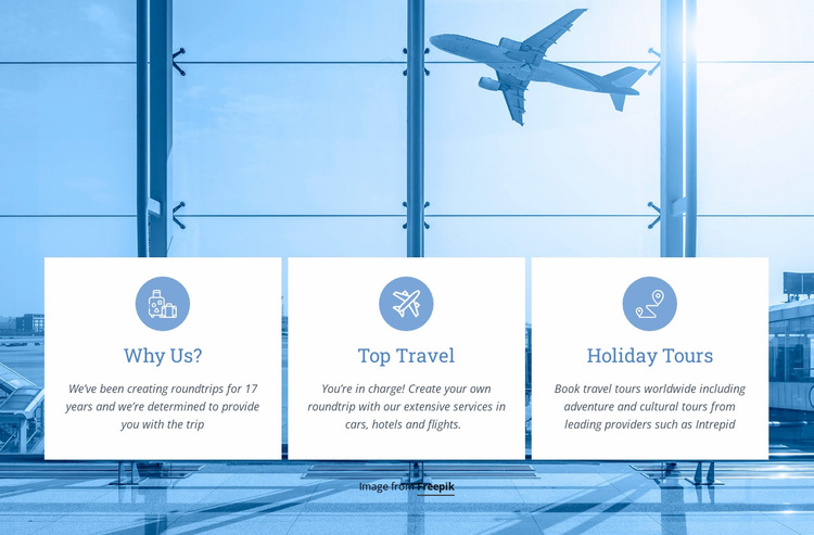 Weekend tours and holiday Website Builder Templates