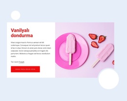 Vanilyalı Dondurma - Premium WordPress Teması