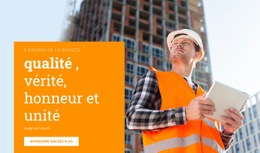 Concepts De Construction – Maquette De Site Web Prête À L'Emploi