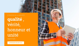 Conception HTML Pour Concepts De Construction