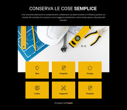 Facciate Ad Alte Prestazioni - Modello HTML Semplice