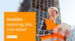 Responsiv HTML För Bygga Koncept