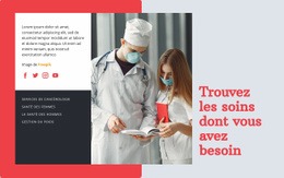 Page De Destination Premium Pour Médecin De Santé Et Médecine