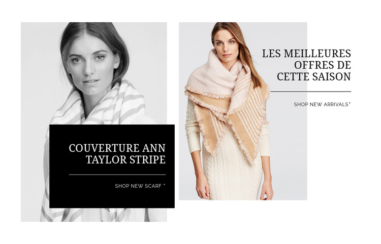 Vestes tendance Thème WordPress