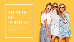 Nápady Na Letní Oblečení – HTML Šablona Webových Stránek