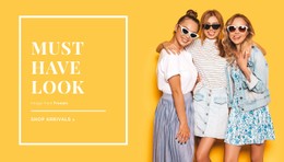 Summer Outfit Ideas Landing Page