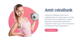 Funkcionális Fitnesz Gyakorlatok – Mobilwebhely-Sablon