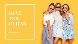 Ideias Para Roupas De Verão - Modelo De Site HTML