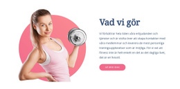 Funktionella Fitnessövningar – WordPress-Temainspiration