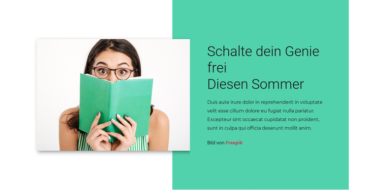 Schalte dein Genie frei WordPress-Theme