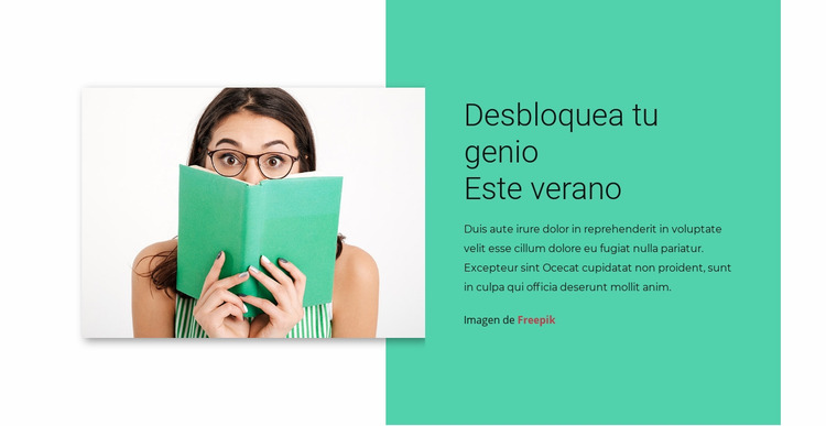 Desbloquea tu genio Plantilla Joomla