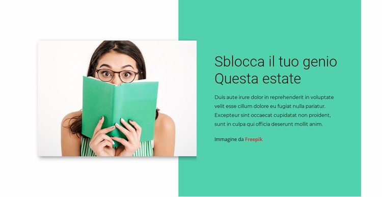 Sblocca il tuo genio Costruttore di siti web HTML