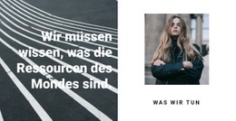 Ressourcen Des Mondes - Zielseite