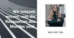 Website-Inspiration Für Ressourcen Des Mondes