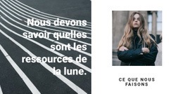 Ressources De La Lune – Page De Destination Facile À Utiliser