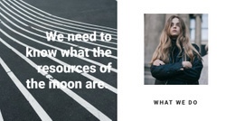 Resources Of The Moon - Modern Html Code