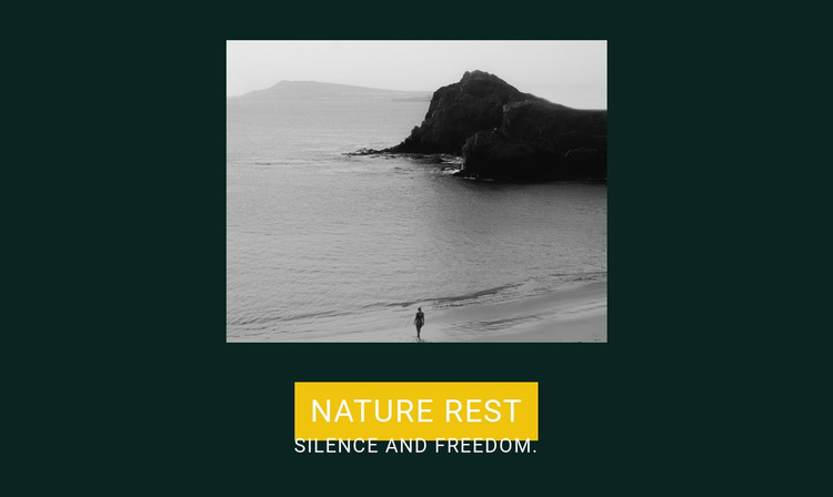 Silence and freedom Html Website Builder