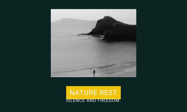 Silence and freedom HTML5 Template
