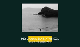 Silêncio E Liberdade - Modelo De Site Para Celular