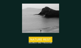 Silence And Freedom - Functionality Website Mockup
