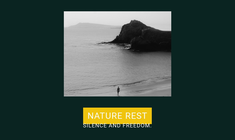 Silence and freedom Wix Template Alternative