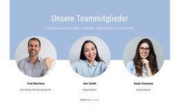 Wir Sind Ein Engmaschiges Team Eine Seitenvorlage