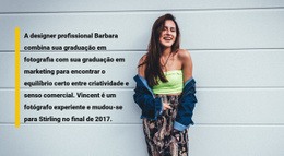 Sobre Seu Companheiro De Moda Modelo