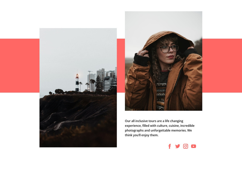 Extreme weather hikes Squarespace Template Alternative