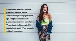 Moda Arkadaşın Hakkında - Ücretsiz Şablon