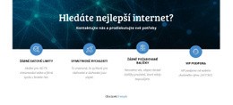 Rychlé Nastavení Internetu – Bezplatná Šablona Webových Stránek