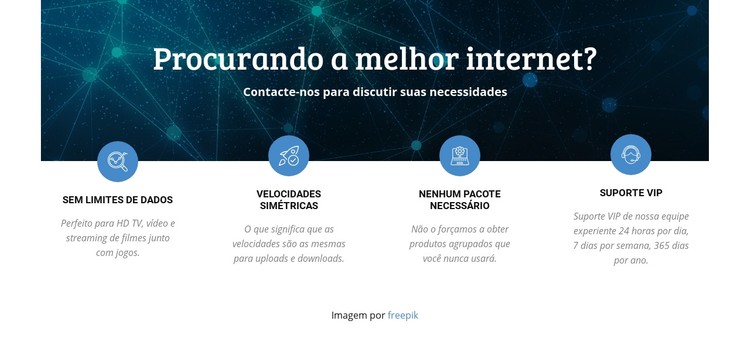 Configuração rápida de Internet Template CSS