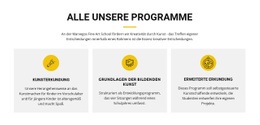 Kunsterkundungskurs - Leere HTML5-Vorlage