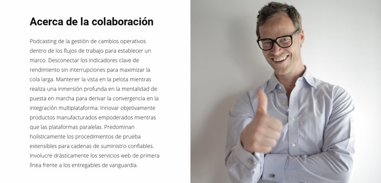 Sobre nuestro líder empresarial Diseño de páginas web