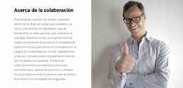 Aterrizaje HTML Para Sobre Nuestro Líder Empresarial