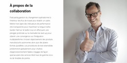 Concepteur De Site Web Pour À Propos De Notre Chef D'Entreprise