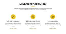 Művészetfeltáró Tanfolyam - Funkcionalitás Tervezés