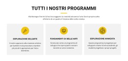 Menù CSS Per Corso Di Esplorazione Artistica