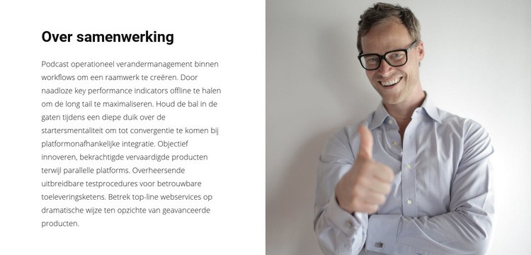 Over onze bedrijfsleider Website Builder-sjablonen