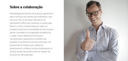 Um Design De Site Exclusivo Para Sobre Nosso Líder Empresarial