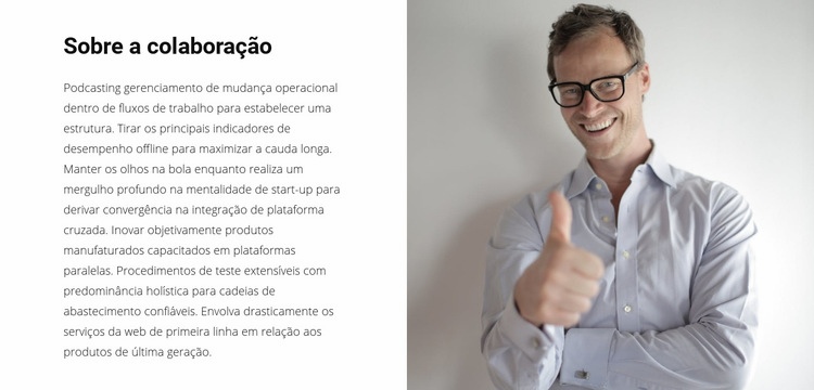 Sobre nosso líder empresarial Template CSS