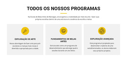 Site WordPress Para Curso De Exploração De Arte